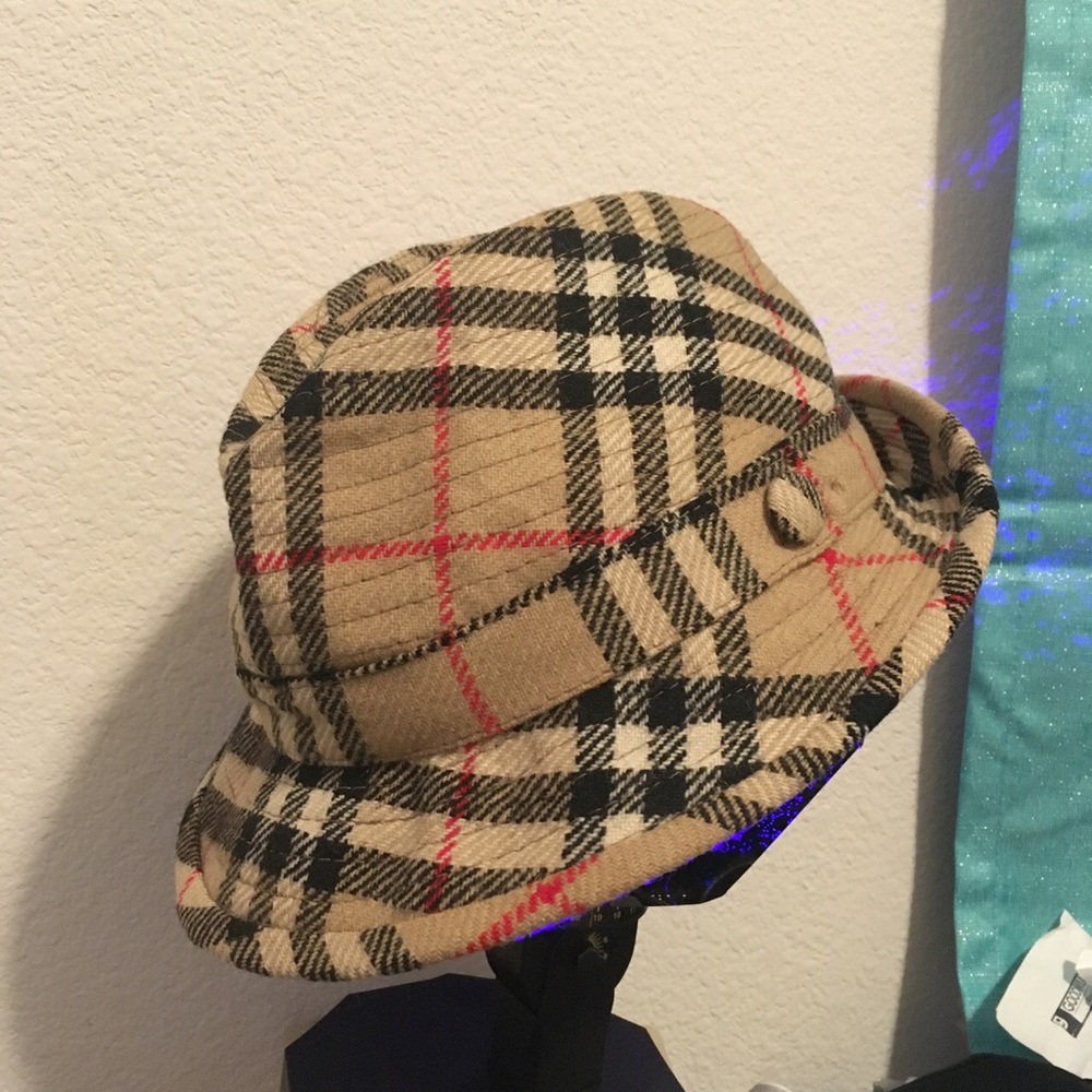 Burberry Nova check fedora